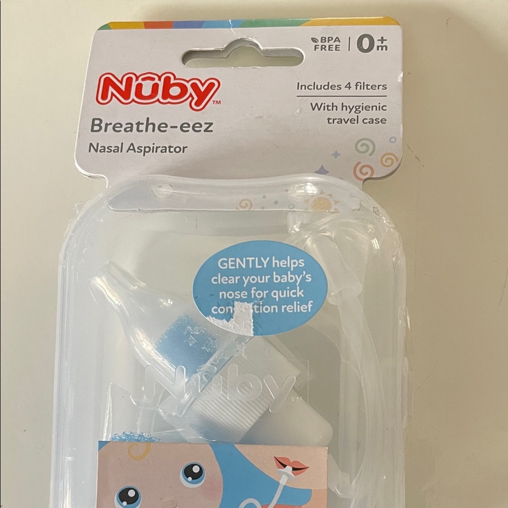 Nuby Breathe-eez Nasal Aspirator - White